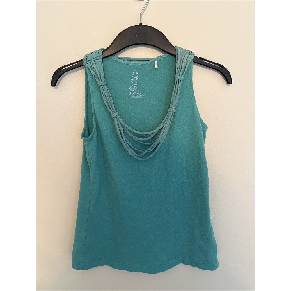 Womens Tommy Bahama Relax Tank Top Teal Green Sz XSmall